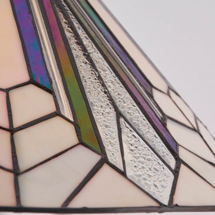 Endon 63937 - Tiffany-Kronleuchter ASTORIA an Kette 1xE27/60W/230V, Ø 40 cm