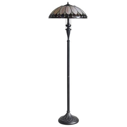 Endon 63972 - Stehleuchte BROOKLYN 2xE27/60W/230V Ø 50 cm