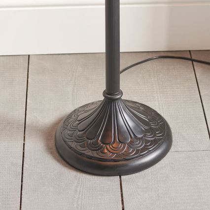 Endon 63972 - Stehleuchte BROOKLYN 2xE27/60W/230V Ø 50 cm