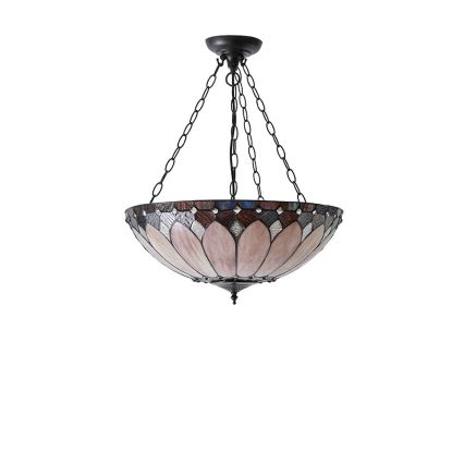 Endon 63976 - Pendelleuchte BROOKLYN 3xE27/60W/230V Durchmesser 50 cm