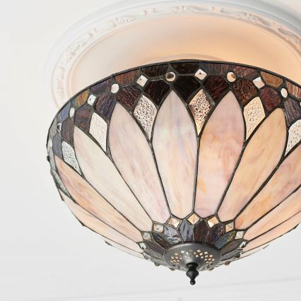 Endon 63978 - Anbauleuchte BROOKLYN 3xE27/60W/230V d 40 cm