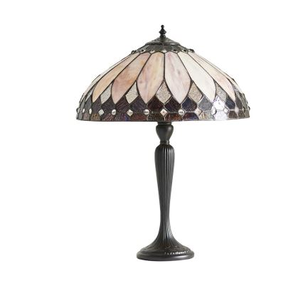Endon 63982 - Tischlampe BROOKLYN 1xE27/60W/230V Ø 40 cm
