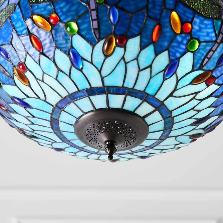 Endon 64075 - Kronleuchter mit Kette DRAGONFLY 3xE27/60W/230V, Ø 41 cm