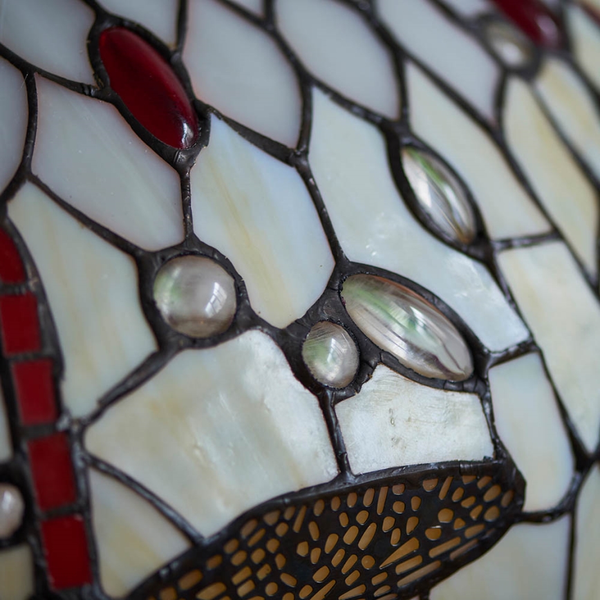 Endon 64085 - Tischlampe Tiffany DRAGONFLY 2xE27/60W/230V Ø 41 cm