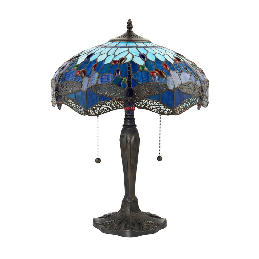 Endon 64089 - Tischleuchte LIBELLE 2xE27/60W/230V d 41 cm