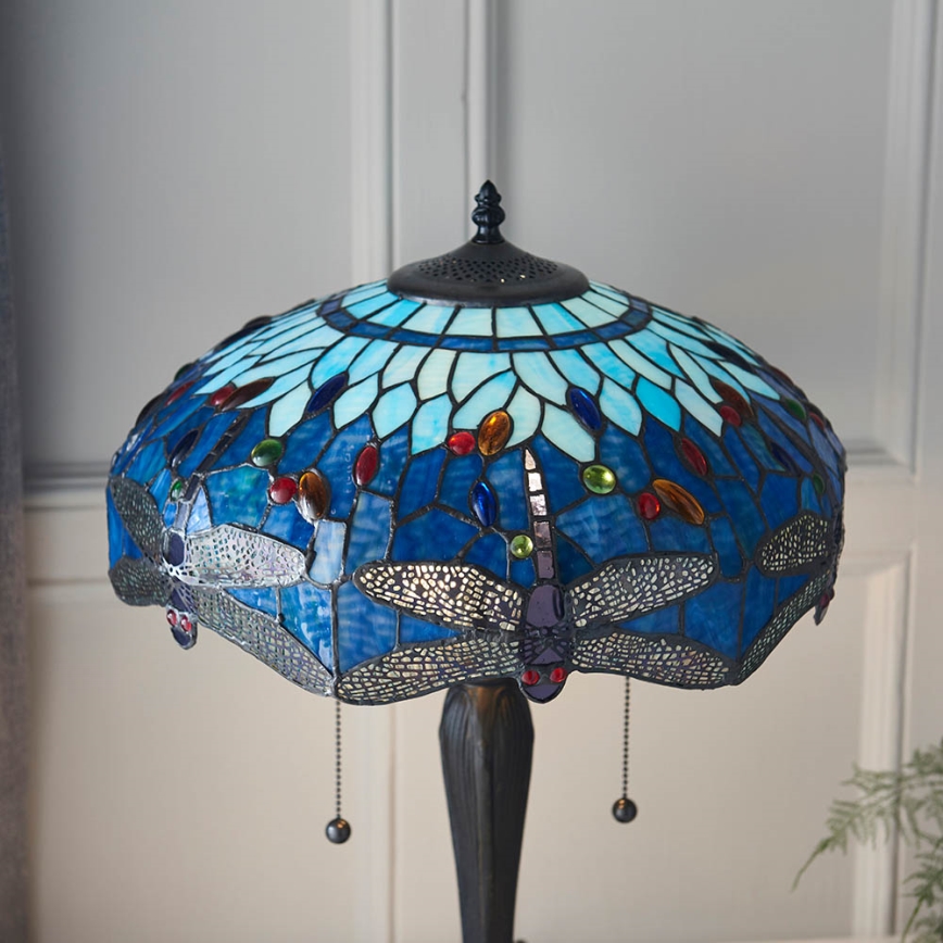 Endon 64089 - Tischleuchte LIBELLE 2xE27/60W/230V d 41 cm