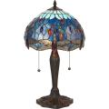 Endon 64090 - Tischleuchte DRAGONFLY 2xE27/60W/230V Ø 30 cm