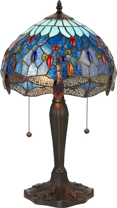 Endon 64090 - Tischleuchte DRAGONFLY 2xE27/60W/230V Ø 30 cm