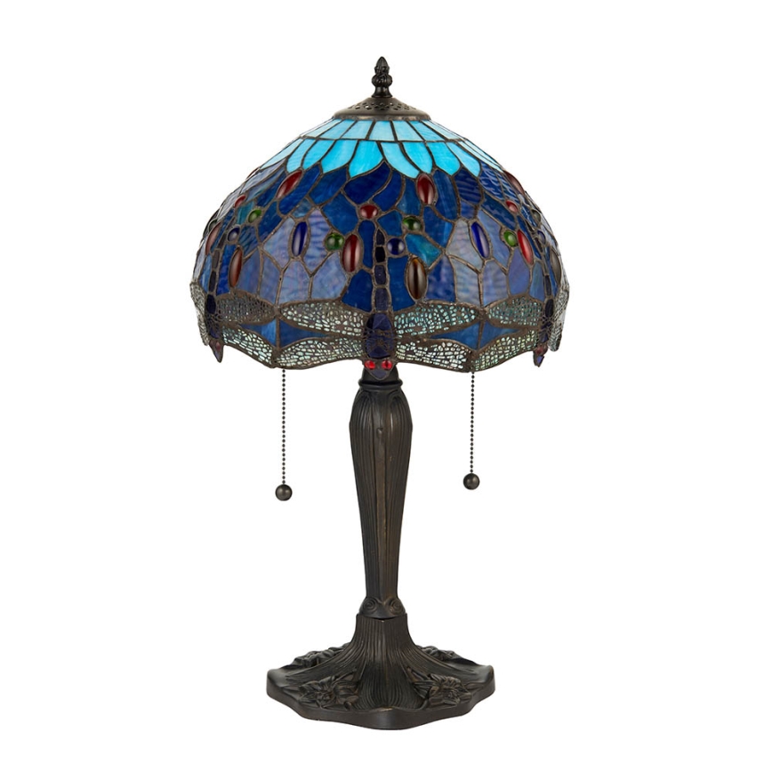 Endon 64090 - Tischleuchte DRAGONFLY 2xE27/60W/230V Ø 30 cm