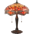 Endon 64093 - Tischleuchte DRAGONFLY 2xE27/60W/230V Durchmesser 41 cm