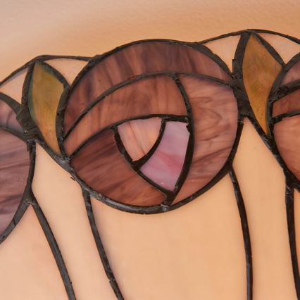 Endon 64173 - Deckenleuchte Tiffany HUTCHINSON 2xE27/60W/230V Ø 50 cm