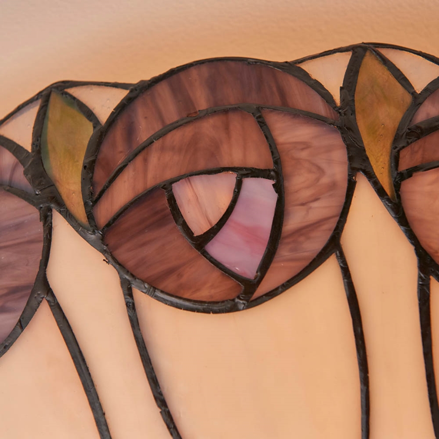 Endon 64173 - Deckenleuchte Tiffany HUTCHINSON 2xE27/60W/230V Ø 50 cm