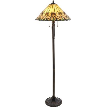 Endon 64192 - Stehlampe JAMELIA 2xE27/60W/230V, Ø 50 cm