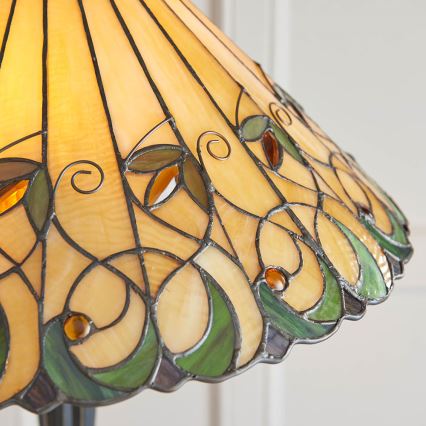 Endon 64192 - Stehlampe JAMELIA 2xE27/60W/230V, Ø 50 cm