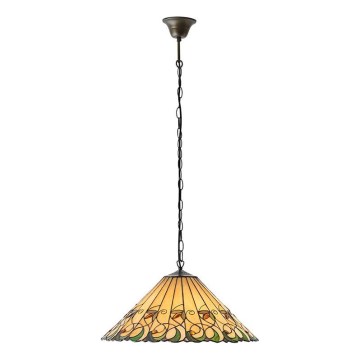 Endon 64194 - Kettenkronleuchter Tiffany JAMELIA 3xE27/60W/230V Ø 50 cm