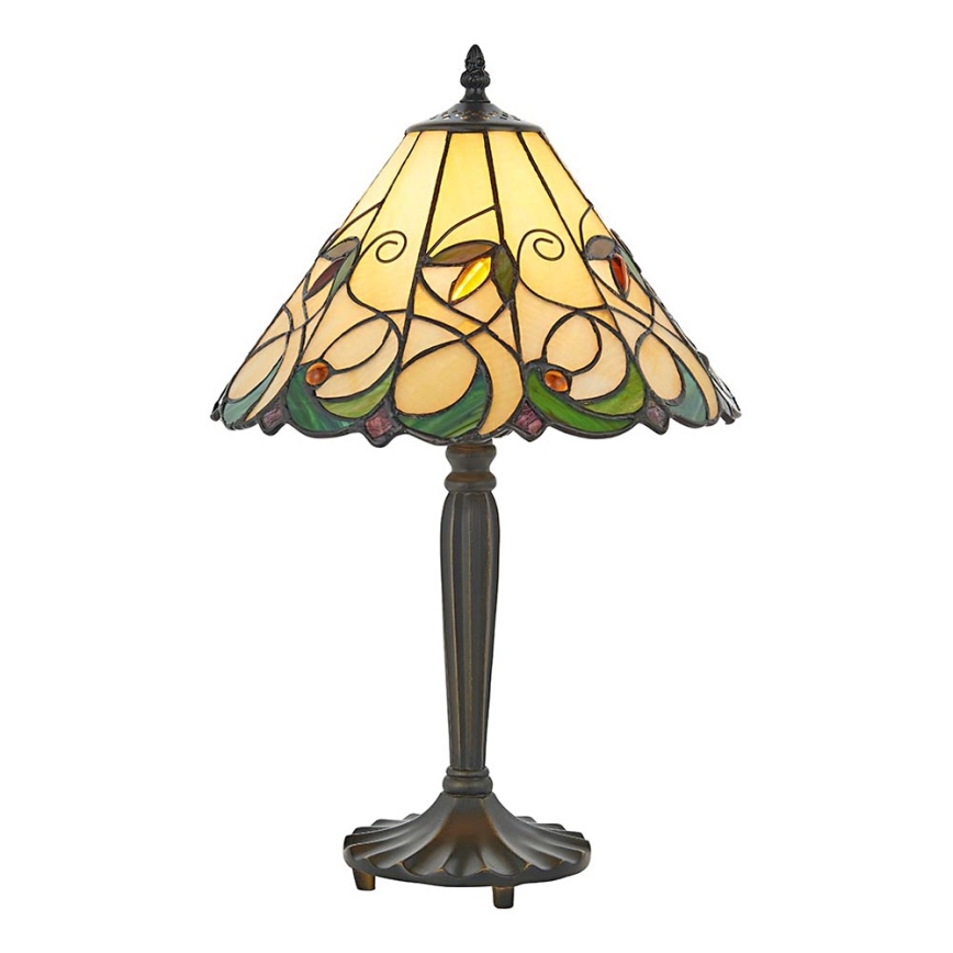Endon 64195 - Tischlampe JAMELIA 1xE27/60W/230V Ø 31 cm