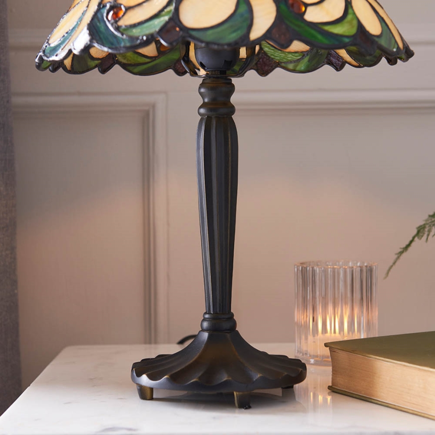 Endon 64195 - Tischlampe JAMELIA 1xE27/60W/230V Ø 31 cm