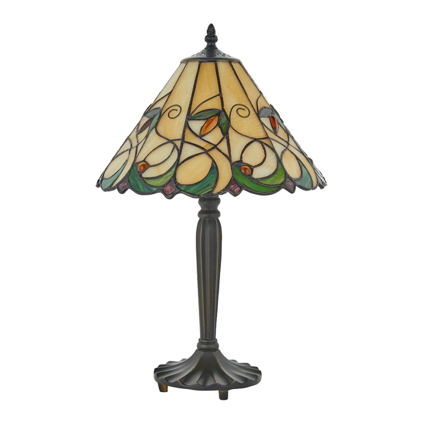 Endon 64195 - Tischlampe JAMELIA 1xE27/60W/230V Ø 31 cm