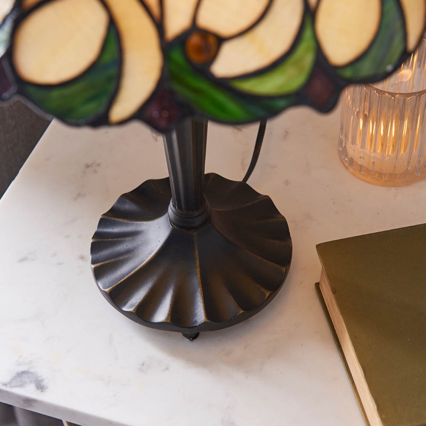 Endon 64195 - Tischlampe Tiffany JAMELIA 1xE27/60W/230V Ø 31 cm