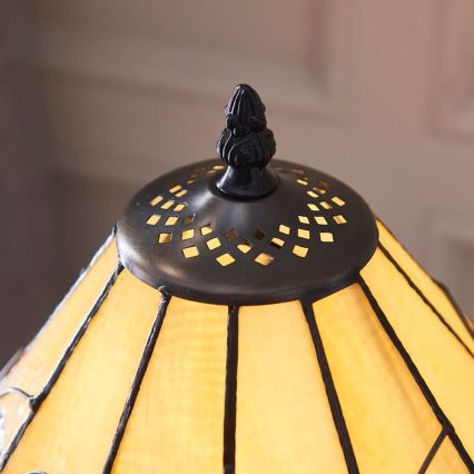 Endon 64195 - Tischlampe Tiffany JAMELIA 1xE27/60W/230V Ø 31 cm