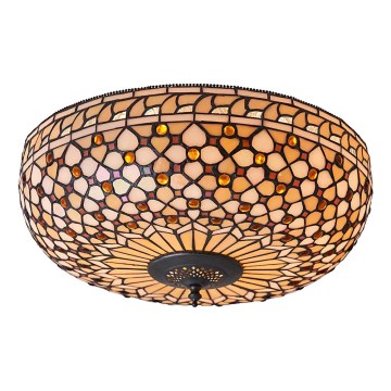 Endon 64276 - Deckenleuchte MILLE FEUX 2xE27/60W/230V d 45 cm