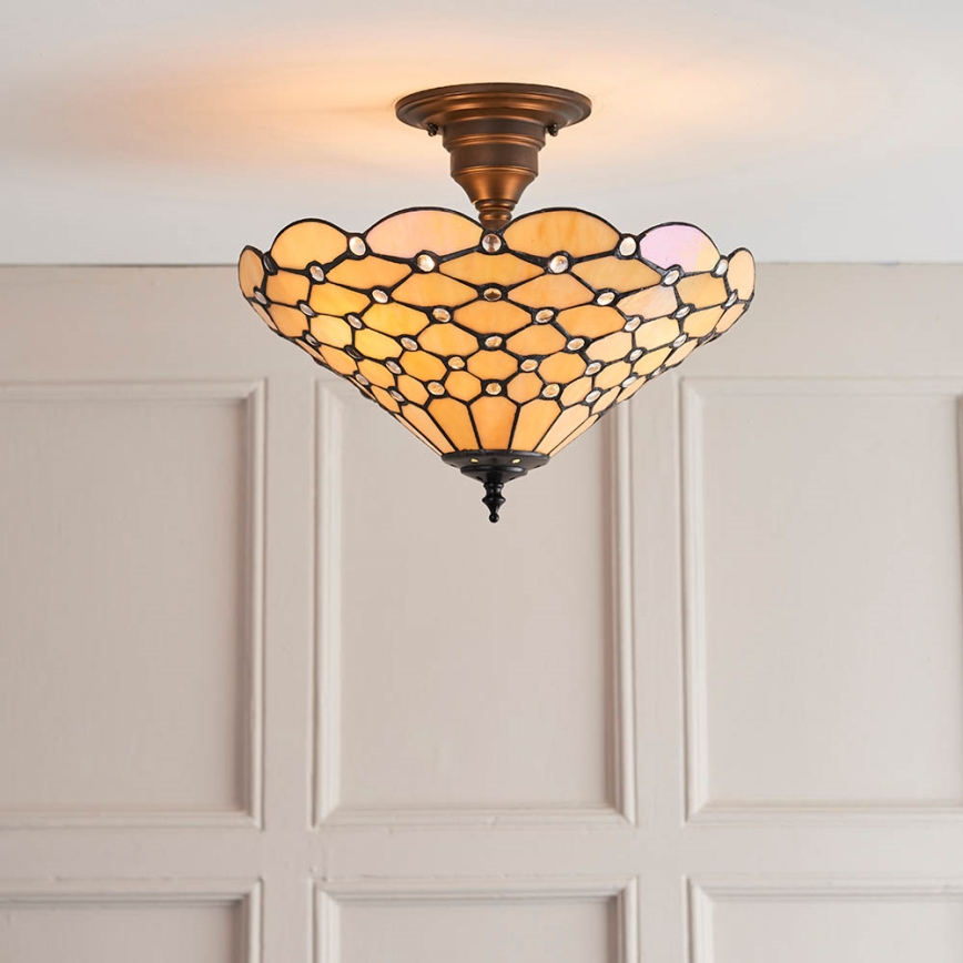 Endon 64300 - Anbauleuchte PEARL 3xE27/60W/230V d 37 cm