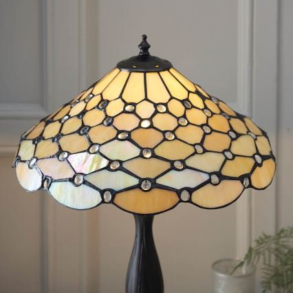 Endon 64301 - Tischleuchte PEARL 1xE27/60W/230V d 37 cm
