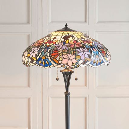 Endon 64323 - Stehleuchte SULLIVAN 2xE27/60W/230V Ø 56 cm