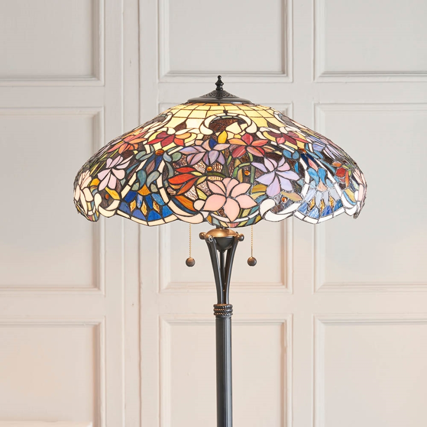 Endon 64323 - Stehleuchte SULLIVAN 2xE27/60W/230V Ø 56 cm