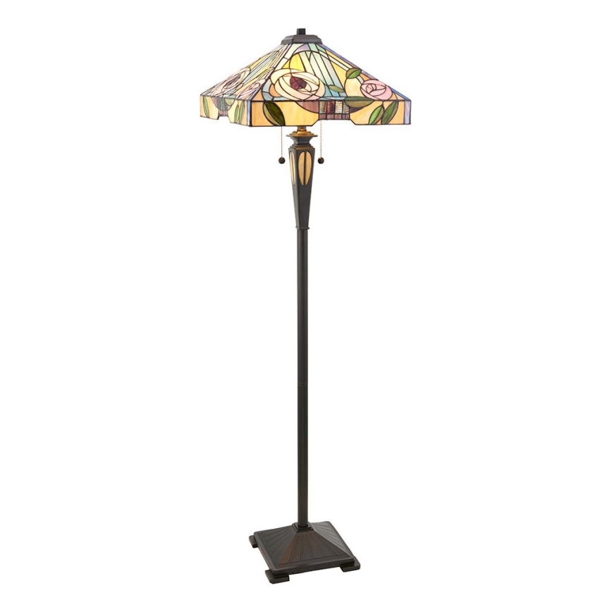Endon 64383 - Stehlampe WILLIOW 2xE27/60W/230V Ø 42,5 cm