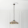 Endon 64385 - Hängeleuchte an Kette Tiffany WILLOW 1xE27/60W/230V Ø 35 cm