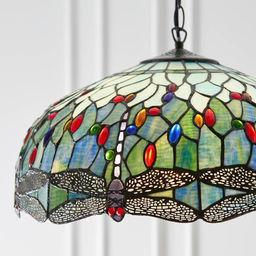 Endon 66148 - Hängeleuchte an Kette LIBELLE 3xE27/60W/230V d 50 cm