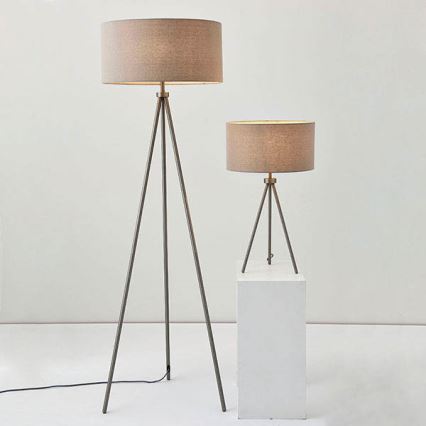 Endon 66986 - Tischleuchte TRI 1xE27/40W/230V Messing/beige