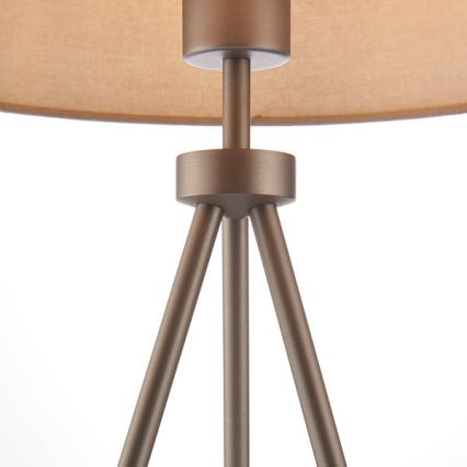 Endon 66986 - Tischleuchte TRI 1xE27/40W/230V Messing/beige
