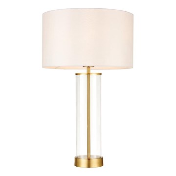Endon 68802 - Dimmbare Tischlampe mit Touch-Bedienung LESSINA 1xE27/10W/230V gold/weiß