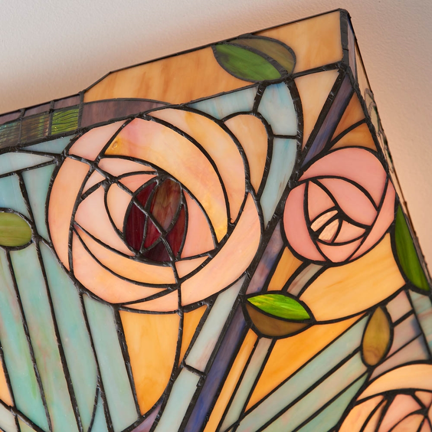 Endon 70698 - Deckenleuchte Tiffany WILLOW 2xE27/60W/230V