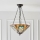Endon 70750 - Kronleuchter mit Kette Tiffany HECTOR 3xE27/60W/230V Ø 40 cm