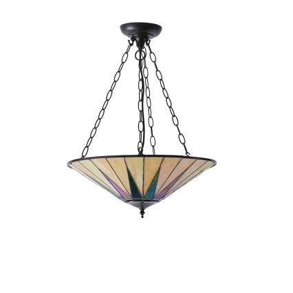 Endon 70754 - Hängeleuchte an Kette DARK STAR 3xE27/60W/230V d 49 cm