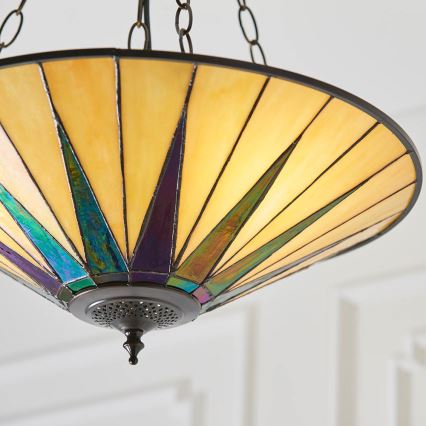 Endon 70754 - Hängeleuchte an Kette DARK STAR 3xE27/60W/230V d 49 cm