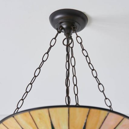 Endon 70754 - Hängeleuchte an Kette DARK STAR 3xE27/60W/230V d 49 cm