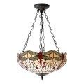 Endon 70759 - Kettenkronleuchter DRAGONFLY 3xE27/60W/230V Ø 41 cm