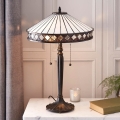 Endon 70935 - Tiffany-Tischlampe FARGO 2xE27/60W/230V Ø 41,5 cm