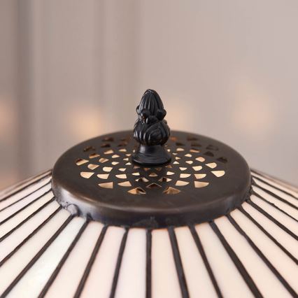 Endon 70935 - Tiffany-Tischlampe FARGO 2xE27/60W/230V Ø 41,5 cm