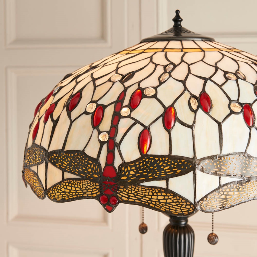 Endon 70940 - Stehleuchte DRAGONFLY 2xE27/60W/230V Ø 50 cm