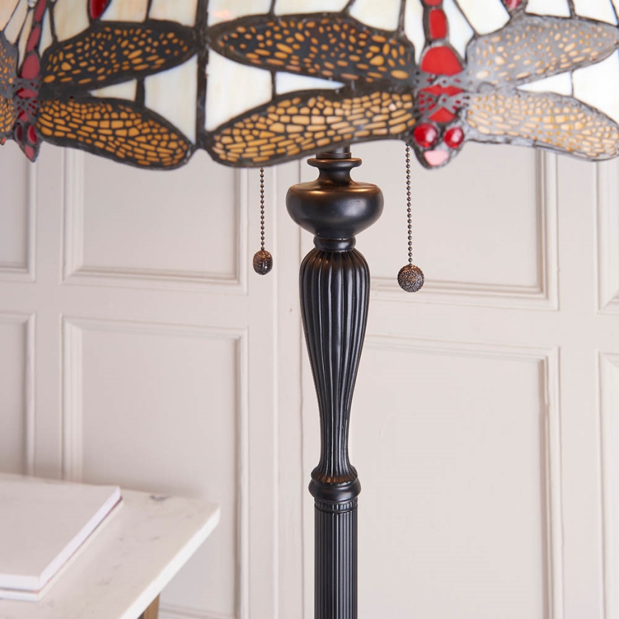 Endon 70940 - Stehleuchte DRAGONFLY 2xE27/60W/230V Ø 50 cm