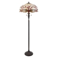 Endon 70940 - Tiffany-Stehleuchte DRAGONFLY 2xE27/60W/230V Ø 50 cm