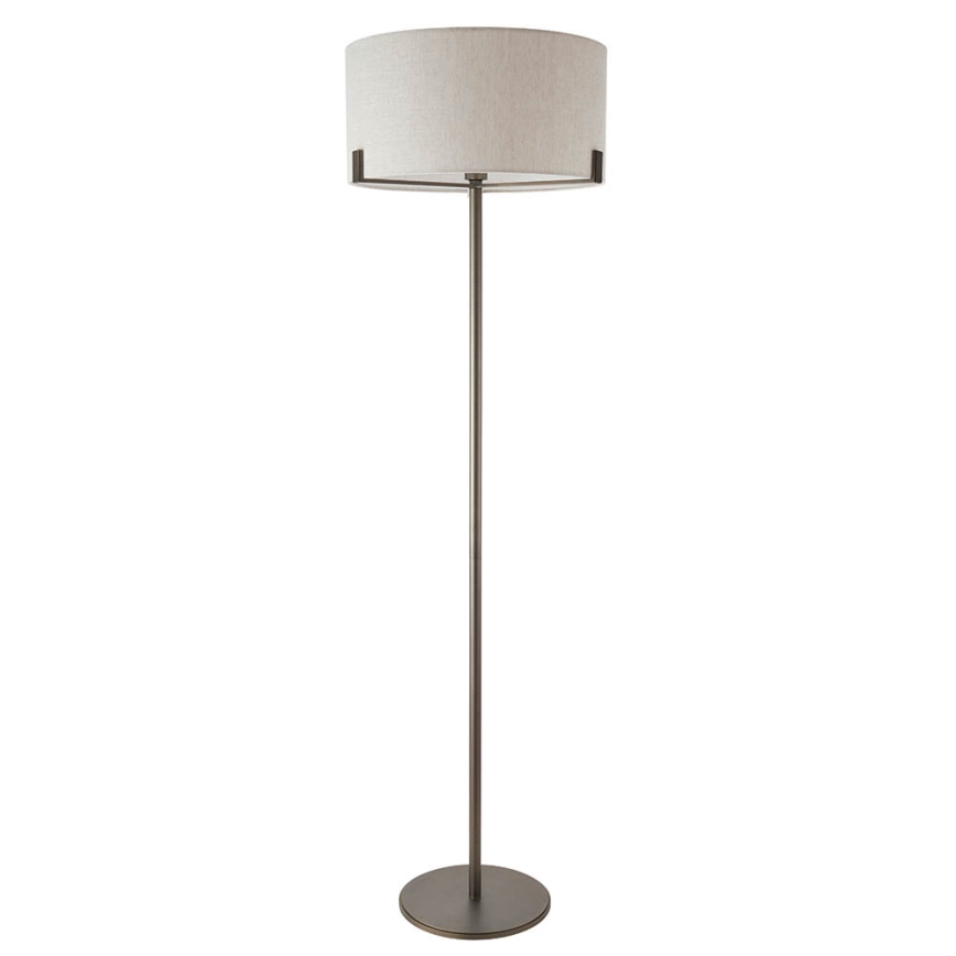 Endon 72634 - Stehleuchte HAYFIELD 1xE27/40W/230V braun/grau