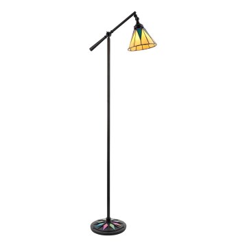 Endon 74355 - Stehleuchte Tiffany DARK STAR 1xE14/40W/230V