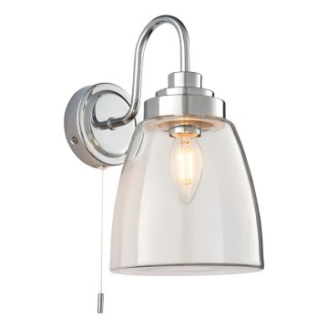 Endon 77088 - Badezimmer-Wandleuchte ASHBURY 1xE14/4W/230V IP44 glänzender Chrom