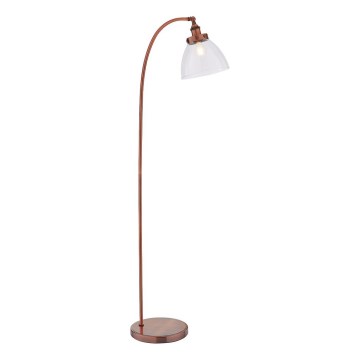 Endon 77862 - Stehleuchte HANSEN 1xE27/40W/230V kupfern